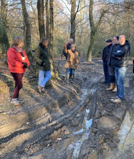 Off road damage to byways group visit