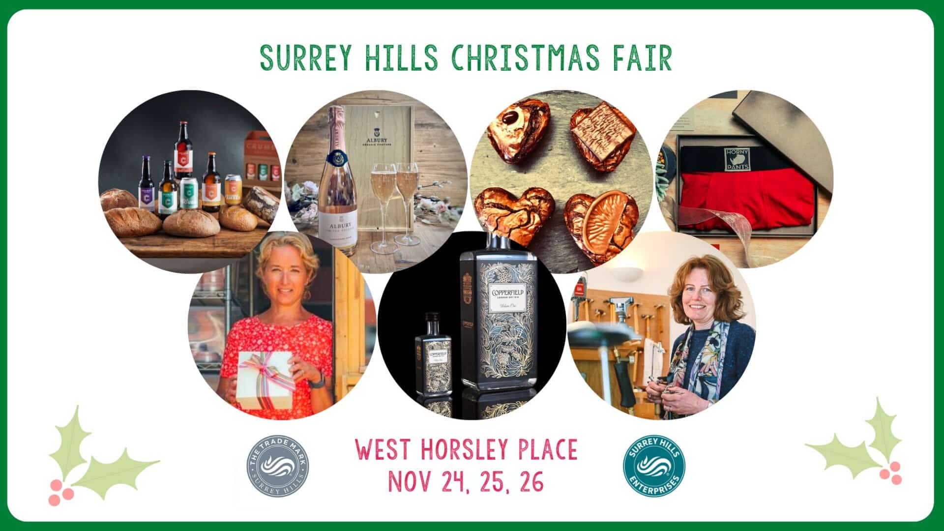 Surrey Hills Arts & Artisan Christmas Market at West Horsley Place 2023