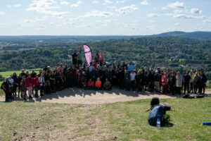 Muslim hikers at box hill