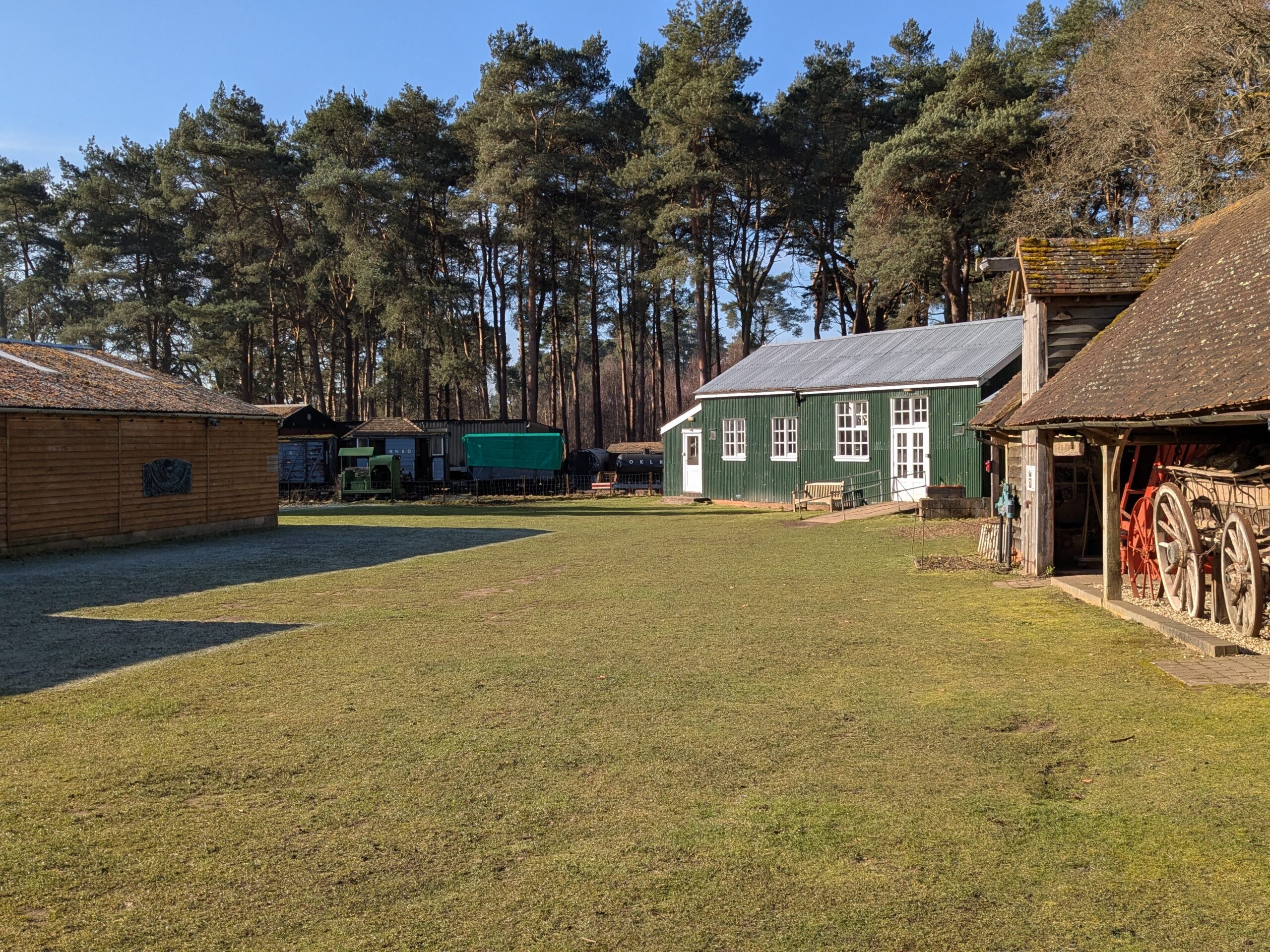 Museum lawn and buildings