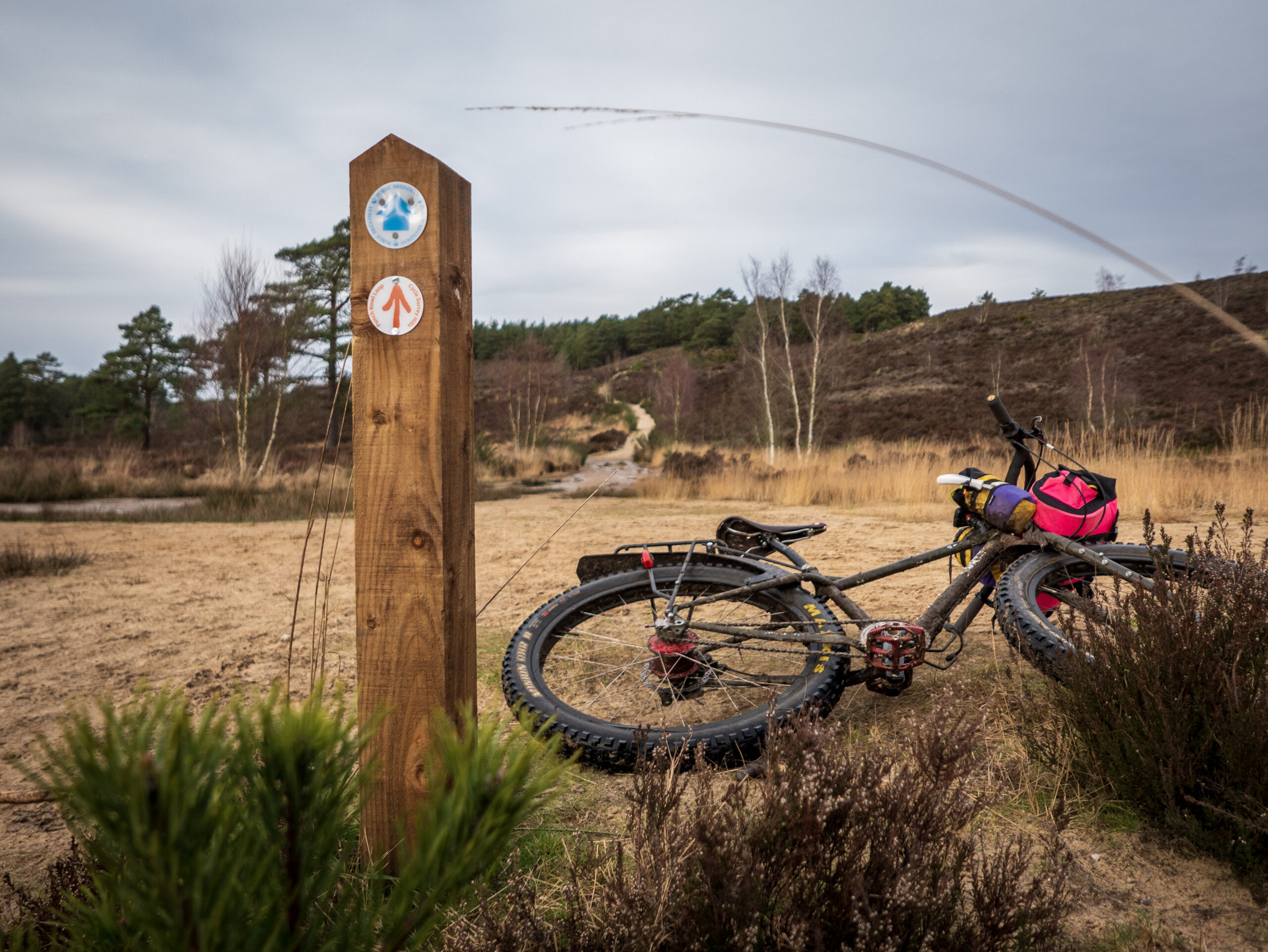 Surrey Hills cycling at Devil's Punch Bowl