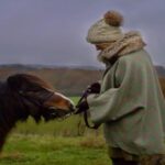 Rewinding Walk With A Shetland Pony