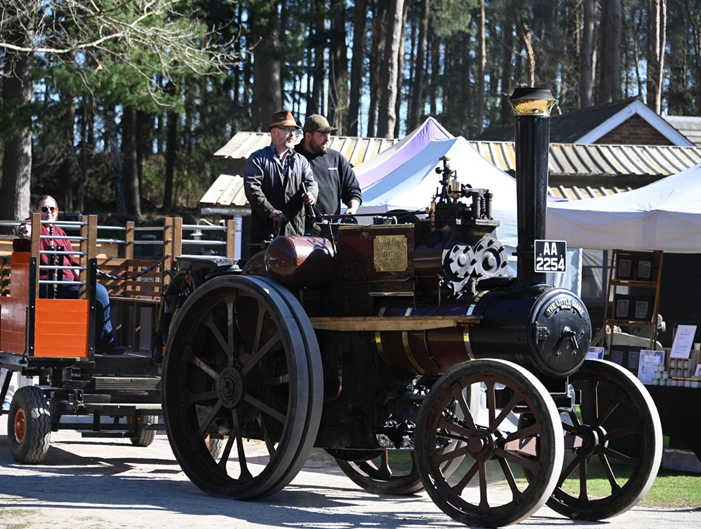 Steam trailer at the Spring Fair