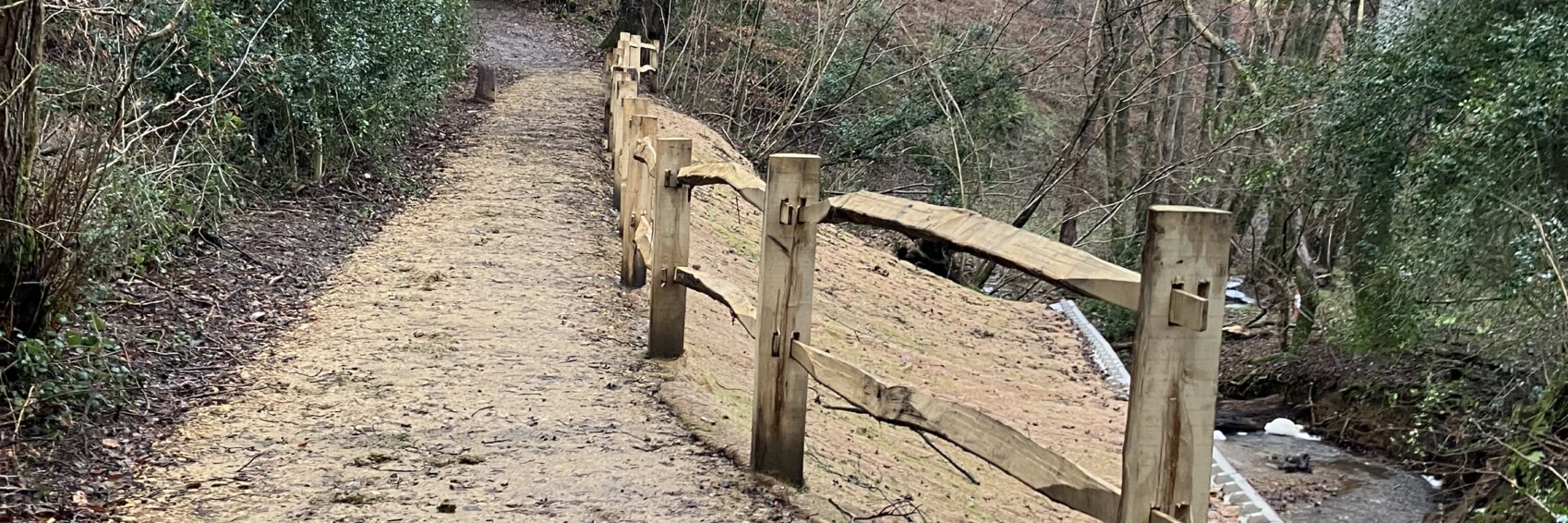 Dam restoration and wetland enhancement Blackhanger Farm