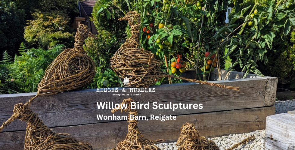 Willow Duck/Goose/Hen/Pheasant Sculptures
