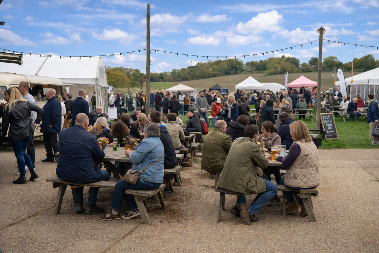 Surrey Hills Artisan Market at the Hogs Back Brewery