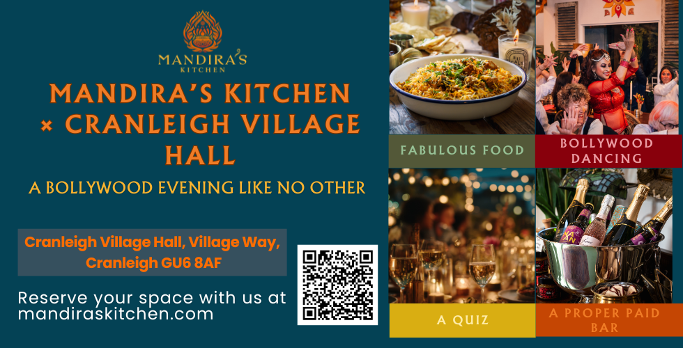 Mandira's Kitchen X Cranleigh Village Hall