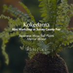 Mini Kokedama Workshop at Surrey County Fair