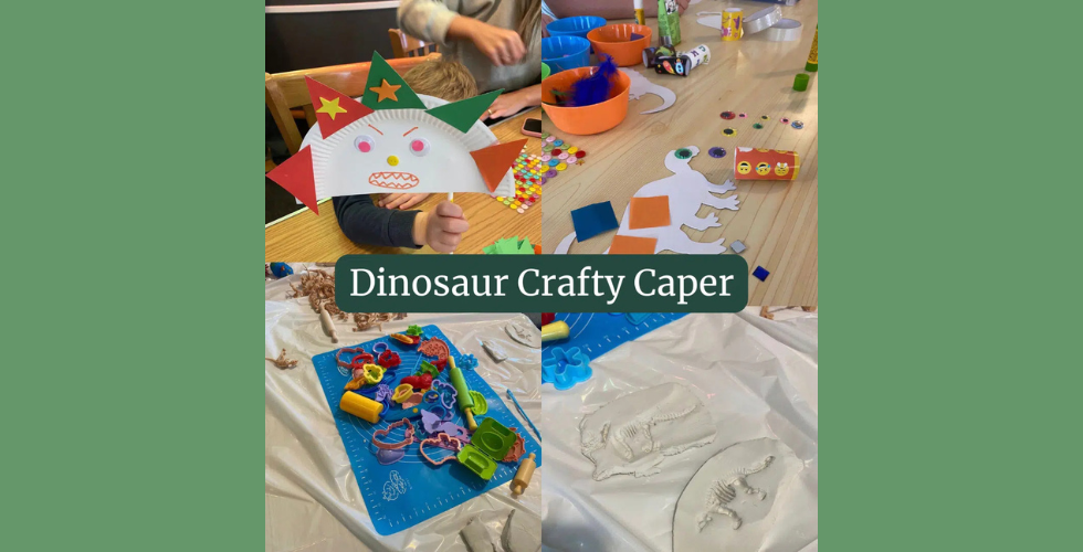 Dinosaur Crafty Caper at Pippbrook House